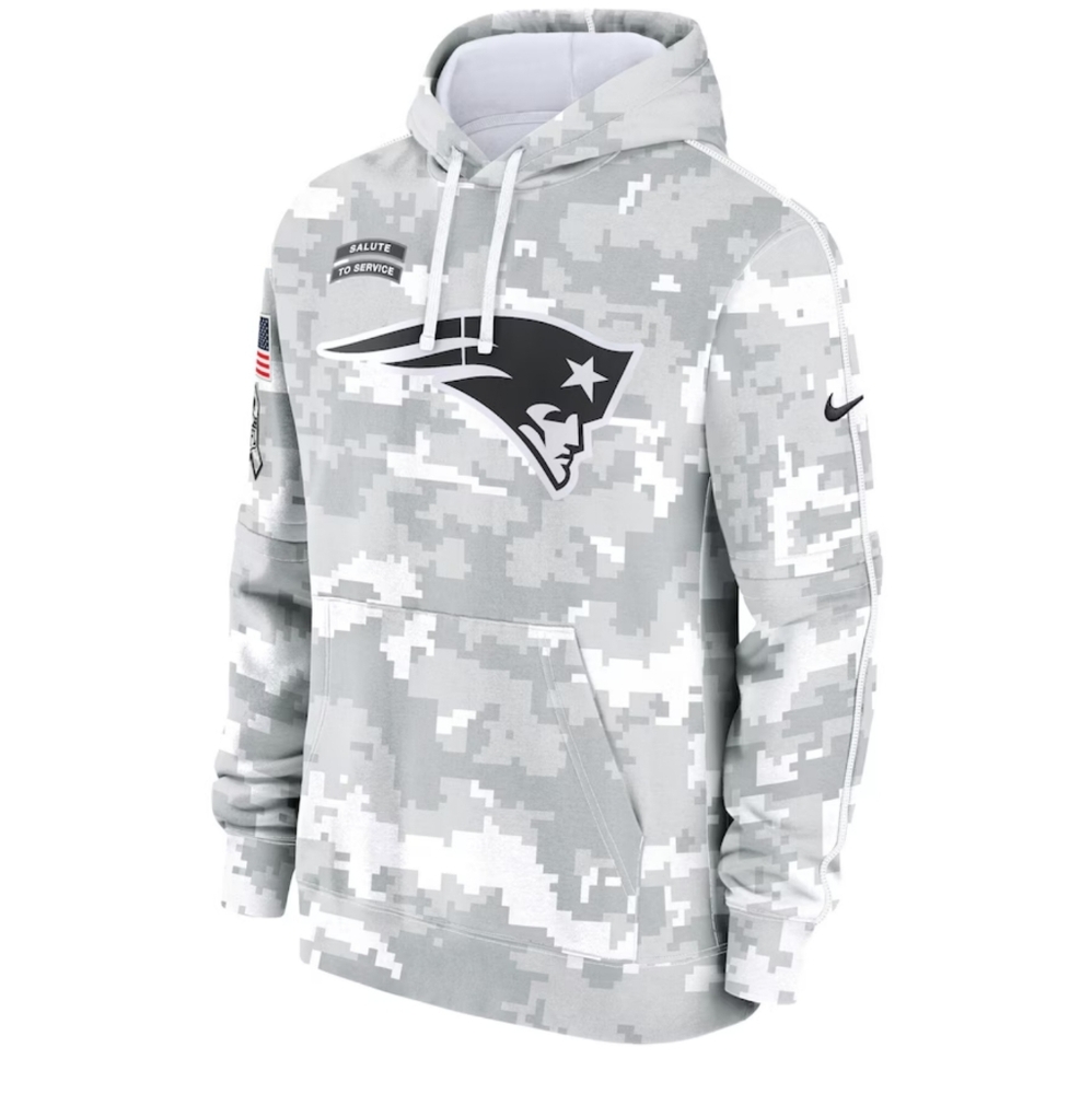 NEW ENGLAND PATRIOTS Solute to Service Hoodie 2XL